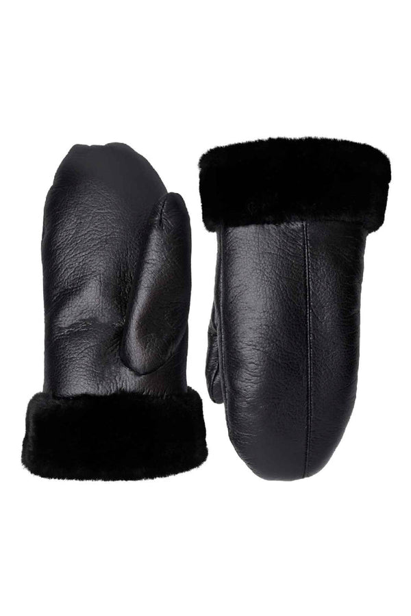 Black Colour Titan mittens black