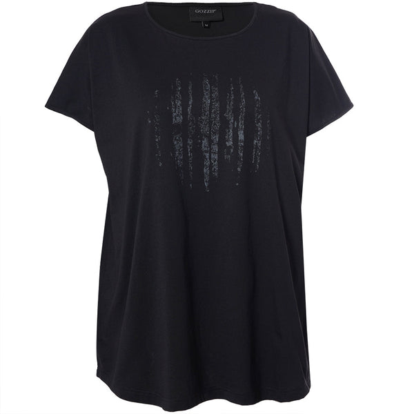 Gozzip Bianca t-shirt black