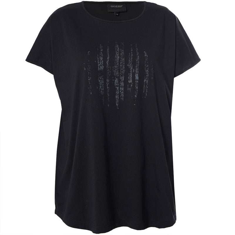 Gozzip Bianca t-shirt black
