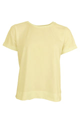 Black Colour May t-shirt pastel yellow