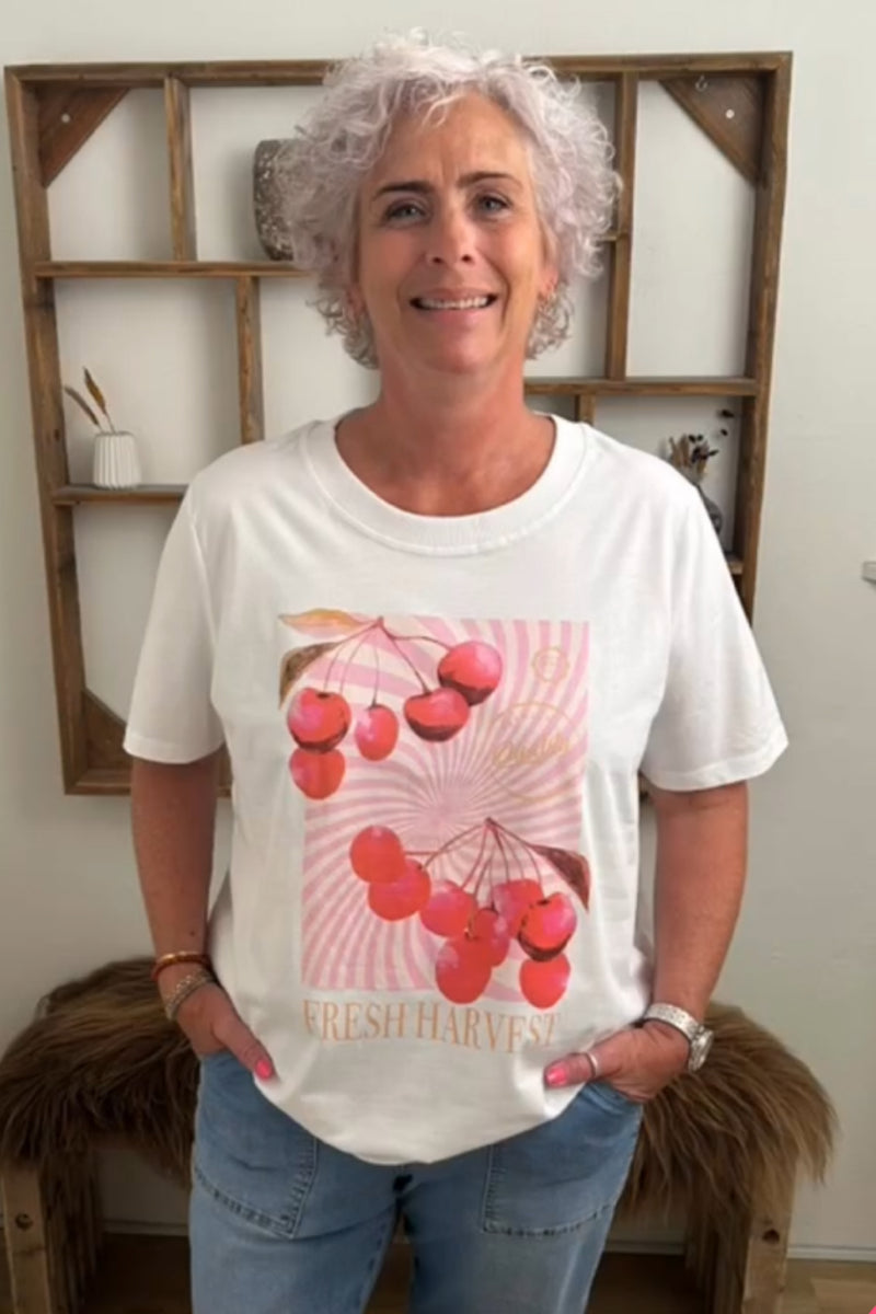 Only Carmakoma Vivibe t-shirt white