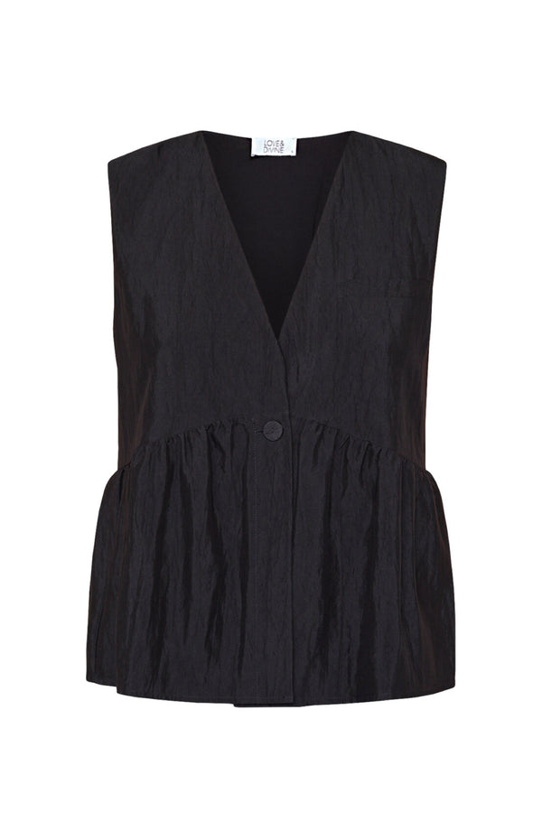 Love & Divine top/vest love1478 black