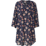 Gozzip Skuld tunic navy print