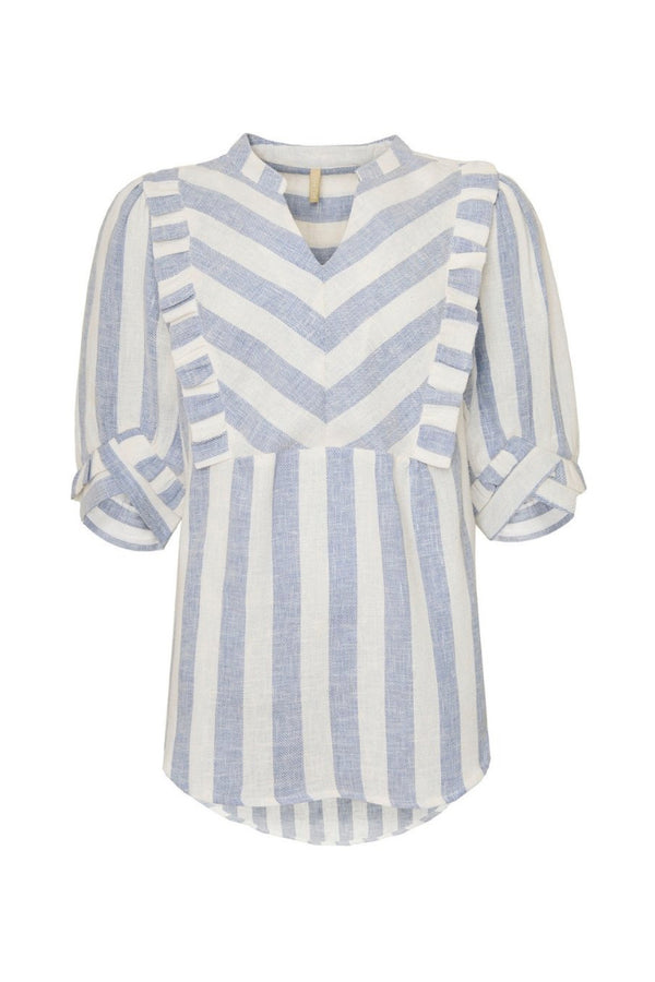 Ofelia Baria blouse blue stripe