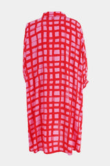 Gozzip Gerda oversized tunika pink/red