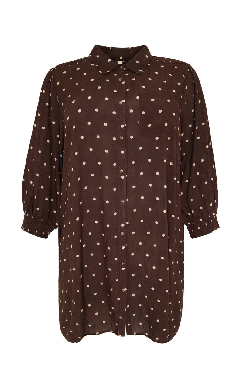 Cassiopeia Firella tunic brown
