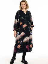 Gozzip Valdis dress peony print