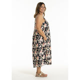 GOZZIP Karole strap dress black
