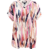 Gozzip Jean blouse multi colour