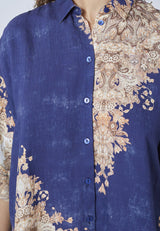 Love & Divine  new paisley shirt blue