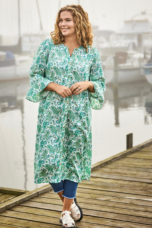Zoey Ali dress pebbermint green mix