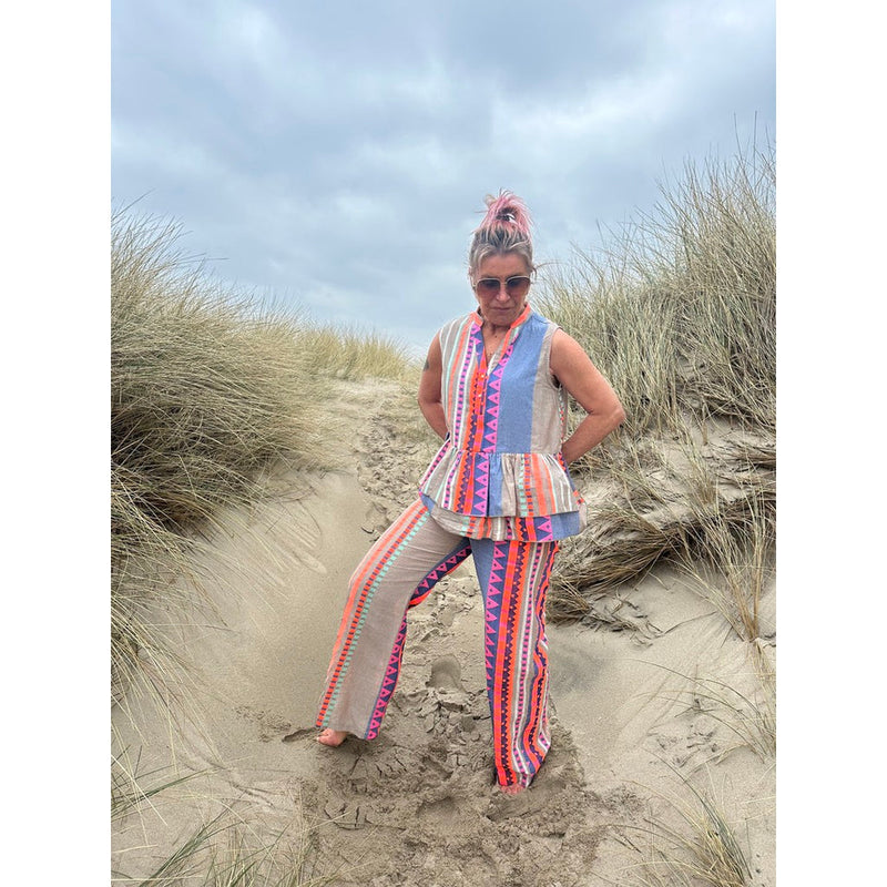 Gaspar Honolulu Jaquard pants multicolor