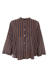 Black Colour Betsy shirt blouse espresso