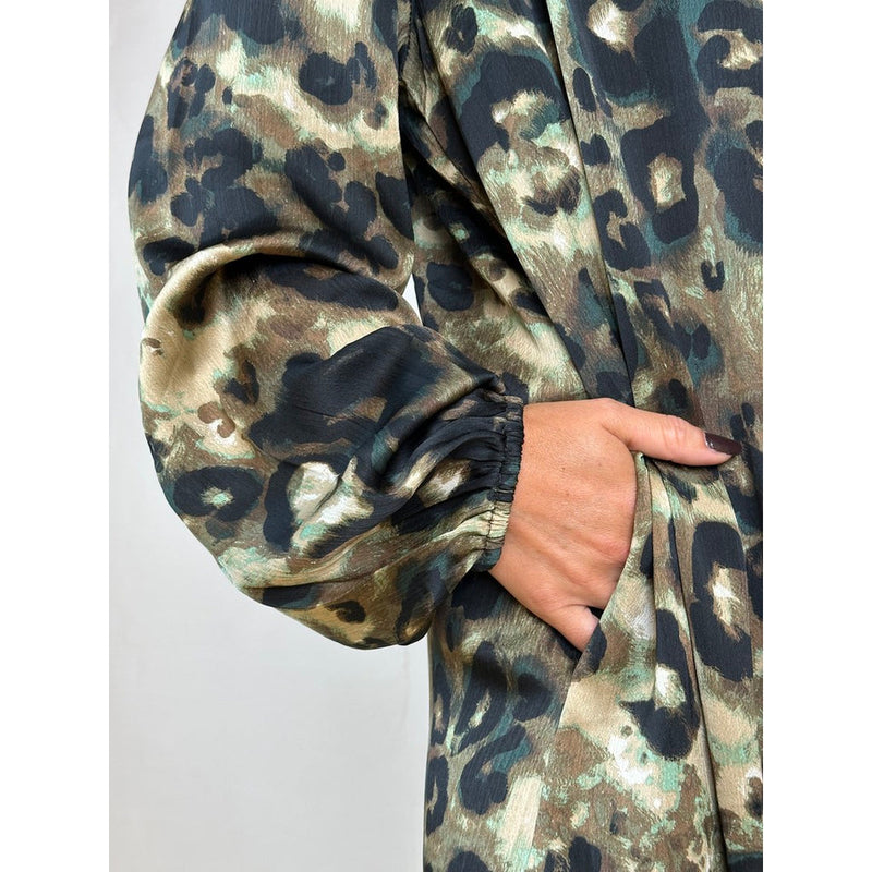 Gaspar Miami Camo dress green