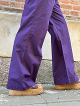 Gaspar Honolulu poplin pant purple