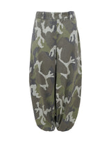 Black Colour Ally Balloon Pant Camouflage