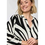 Gozzip Jana Dress Black/offwhite
