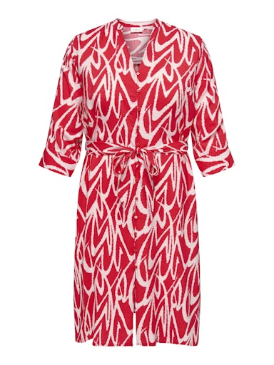 Only Carmakoma Olivera dress red heart