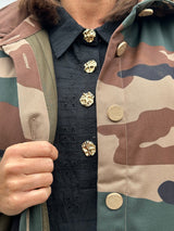 Gaspar Champagne Camo coat camouflage