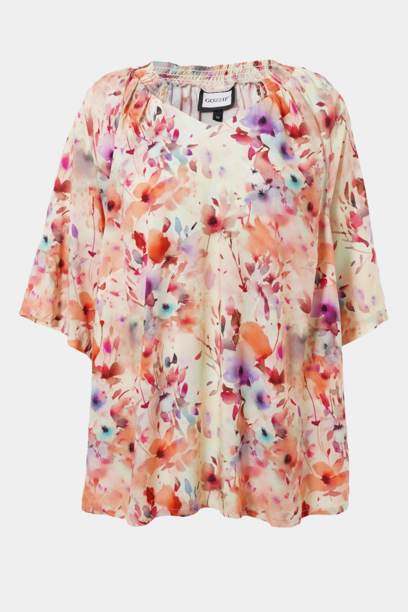 GOZZIP Karna blouse multi colour