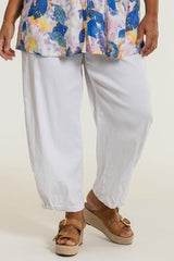 Gozzip Clara baggy pants white