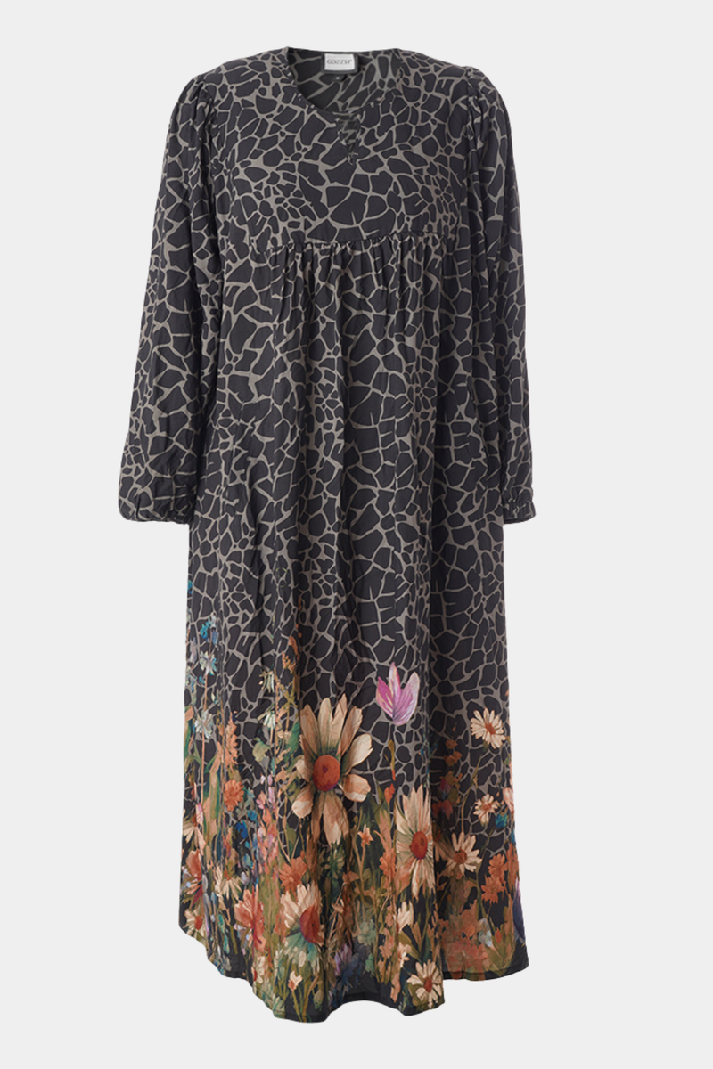 Gozzip Ilse dress multi colour animal print