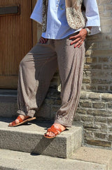 Gaspar Tropea Balloon Pant Brown