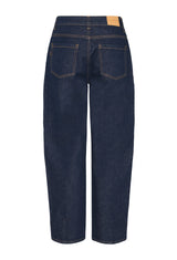 Pulz Lira jeans high waist ancle dark blue denim