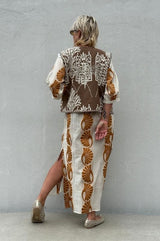 Gaspar Marli waistcoat brown