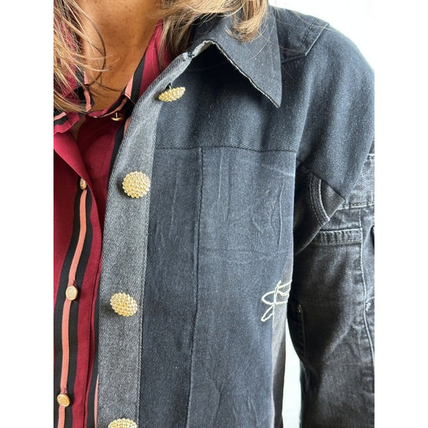 Gaspar Harlem Denim jacket black