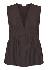 Love &  Divine top/vest Love1478 chokolate