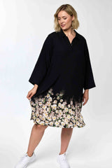 Gozzip Michelle Tunic Black
