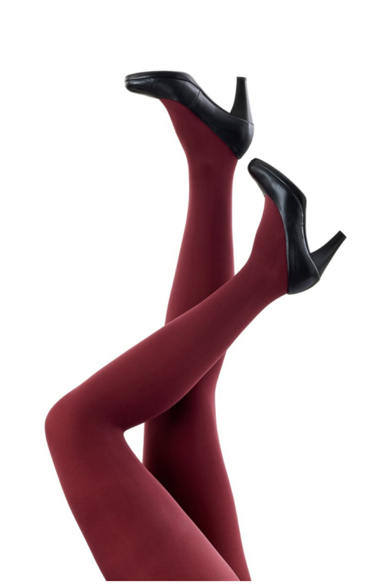 Festival strømpebukser 40 den 3D port/bordeaux