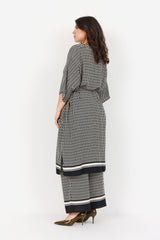 Wasabi Nora Dress Black/White