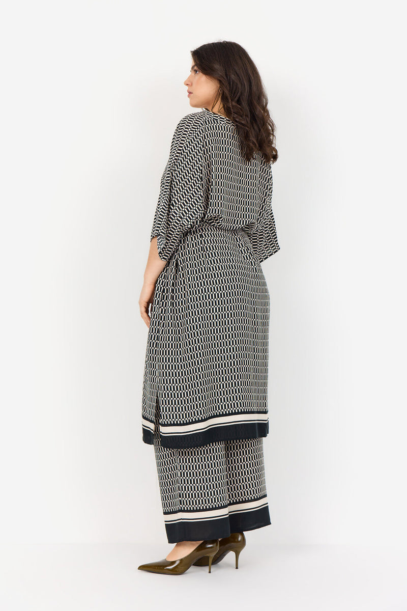 Wasabi Nora Dress Black/White