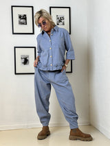 Gaspar Vigo Shirt Dusty Blue