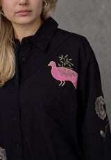 Love & Divine Love1589-1 black embroderi