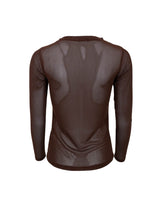 Black Colour Jessie mesh blouse coffee