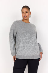 Wasabi Sylva 1 knit pullover grey melange