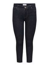 Only Carmakoma Willy reg skinny 7/8 ankl jeans dark blue denim rinse