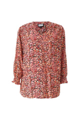 Gozzip Berit Blouse Rød Mosaque