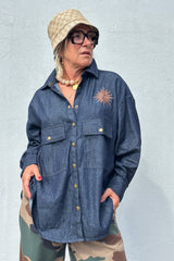 Gaspar Sevilla Denim Shirt Blue