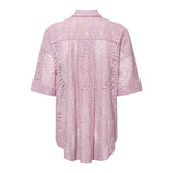 Love & Divine Love971-14 lace shirt mauve