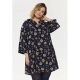Gozzip Skuld tunic navy print