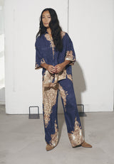 Love & Divine  new paisley shirt blue