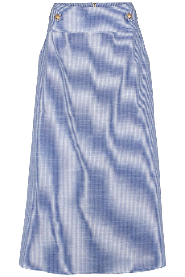Prepair Alma skirt blue stripe