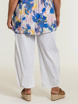 Gozzip Clara baggy pants white