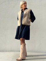 Gaspar Duffy waistcoat champagne