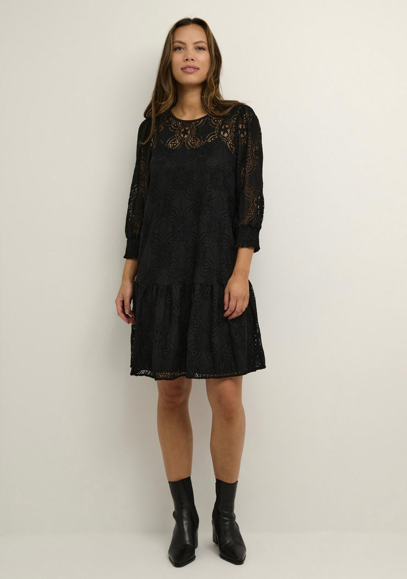 Kaffe Raula lace dress black