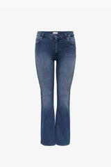Only Carmakoma  Willy flared bootcut jeans  dark blue denim